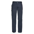 Marineblau - Front - Russell Workwear Polycotton Twill Hose für Männer, Standard Beinlänge