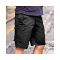 Schwarz - Back - Russell Workwear Twill Shorts - Cargo-Shorts