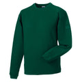 Flaschengrün - Back - Russell Workwear Sweatshirt - Pullover, Rundhalsausschnitt