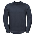Marineblau - Front - Russell Workwear Sweatshirt - Pullover, Rundhalsausschnitt
