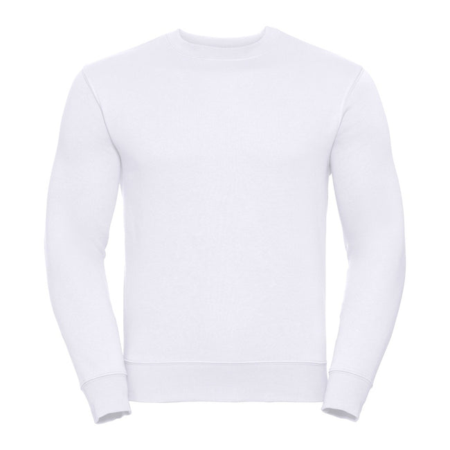Marineblau - Side - Russell Workwear Sweatshirt - Pullover, Rundhalsausschnitt