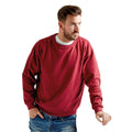 Burgunder - Back - Ucc 50-50 Pullover - Sweatshirt, Rundhalsausschnitt