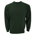 Flaschengrün - Front - Ucc 50-50 Pullover - Sweatshirt, Rundhalsausschnitt