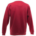 Rot - Back - UCC 50-50 Pullover - Sweatshirt, unifarben, Rundhalsausschnitt