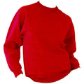 Rot - Side - UCC 50-50 Pullover - Sweatshirt, unifarben, Rundhalsausschnitt