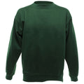 Flaschengrün - Front - UCC 50-50 Pullover - Sweatshirt, unifarben, Rundhalsausschnitt