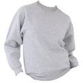 Grau - Side - UCC 50-50 Pullover - Sweatshirt, unifarben, Rundhalsausschnitt