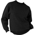Schwarz - Side - UCC 50-50 Pullover - Sweatshirt, unifarben, Rundhalsausschnitt