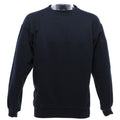 Marineblau - Front - UCC 50-50 Pullover - Sweatshirt, unifarben, Rundhalsausschnitt