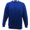 Königsblau - Front - UCC 50-50 Pullover - Sweatshirt, unifarben, Rundhalsausschnitt