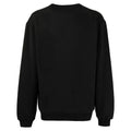 Schwarz - Front - UCC 50-50 Pullover - Sweatshirt, unifarben, Rundhalsausschnitt