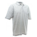 Grau - Back - UCC 50-50 Pique Polo Shirt für Männer