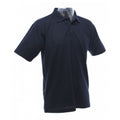 Marineblau - Back - UCC 50-50 Pique Polo Shirt für Männer