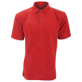 Rot - Front - UCC 50-50 Pique Polo Shirt für Männer