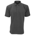 Anthrazit - Front - UCC 50-50 Pique Polo Shirt für Männer