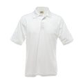 Weiß - Front - UCC 50-50 Pique Polo Shirt für Männer