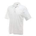 Weiß - Pack Shot - UCC 50-50 Pique Polo Shirt für Männer