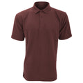 Burgunder - Front - UCC 50-50 Pique Polo Shirt für Männer