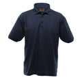 Marineblau - Front - UCC 50-50 Heavyweight Pique Herren Polo-Shirt, Kurzarm