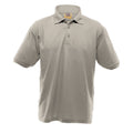 Grau - Front - UCC 50-50 Heavyweight Pique Herren Polo-Shirt, Kurzarm