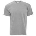 Sport Grau - Front - B&C Exact 190 Herren Kurzarm T-Shirt, Kurzarm