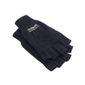 Schwarz - Front - Yoko Unisex 3M Thinsulate Thermo Winter-Ski Halbfinger Handschuhe