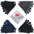 Schwarz - Side - Yoko Unisex 3M Thinsulate Thermo Winter-Ski Handschuhe
