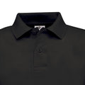 Schwarz - Back - B&C Safran Polo Shirt für Kinder