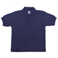 Marineblau - Front - B&C Safran Polo Shirt für Kinder