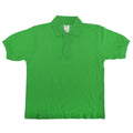 Grün - Front - B&C Safran Polo Shirt für Kinder