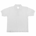 Weiß - Front - B&C Safran Polo Shirt für Kinder