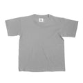 Grau - Front - B&C Kinder T-Shirt, kurzarm