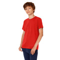 Rot - Back - B&C Kinder T-Shirt, kurzarm