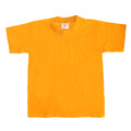 Gold - Front - B&C Kinder T-Shirt, kurzarm