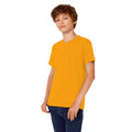 Gold - Back - B&C Kinder T-Shirt, kurzarm