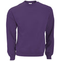 Radiant Violett - Front - B&C Sweatshirt mit Rundhalsausschnitt