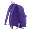 Violett-Hellgrau - Back - Bagbase Junior Fashion Rucksack, 14 Liter
