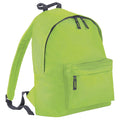 Limette-Grau - Front - Bagbase Junior Fashion Rucksack, 14 Liter