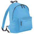 Surf Blau-Grau - Front - Bagbase Junior Fashion Rucksack, 14 Liter
