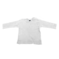 Weiß - Front - Babybugz Baby Mädchen T-Shirt, Langarm