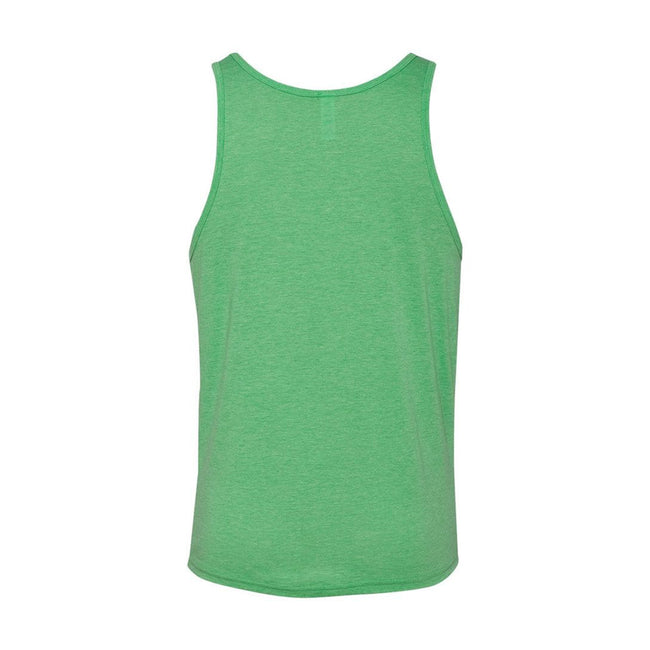Grün Triblend - Back - Canvas Jersey Damen Tank-Top, ärmellos