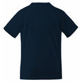Deep Navy - Back - Fruit Of The Loom Kinder T-Shirt Performance Sportwear