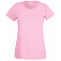 Rosa - Front - Fruit Of The Loom Lady-Fit Damen T-Shirt