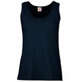 Dunkelblau - Front - Fruit Of The Loom Lady-Fit Valueweight Damen Tank-Top