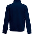 Dunkelblau - Back - Fruit Of The Loom Sweatshirt - Pullover mit Reißverschluss