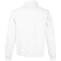 weiß - Back - Fruit Of The Loom Sweatshirt - Pullover mit Reißverschluss