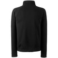 schwarz - Back - Fruit Of The Loom Sweatshirt - Pullover mit Reißverschluss