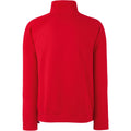 rot - Back - Fruit Of The Loom Sweatshirt - Pullover mit Reißverschluss