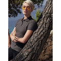 Helles Anthrazit - Side - Fruit Of The Loom Damen Lady-Fit Premium Poloshirt