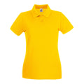Sonnenblumengelb - Front - Fruit Of The Loom Damen Lady-Fit Premium Poloshirt